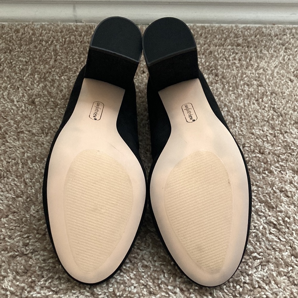 Black fabric pumps / heels - Picture 6 of 6